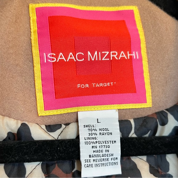 Isaac Mizrahi for Target Wool Stadium Coat in Camel- Size L (EUC) - Picture 8 of 10